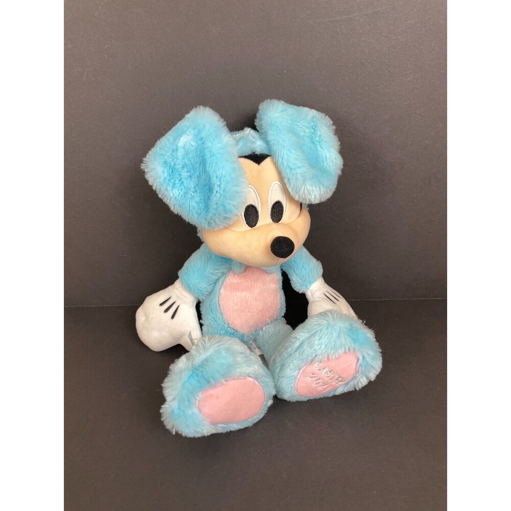 2021 Disney Parks Mickey Mouse Easter Bunny Plush Squeeze - Ears Move